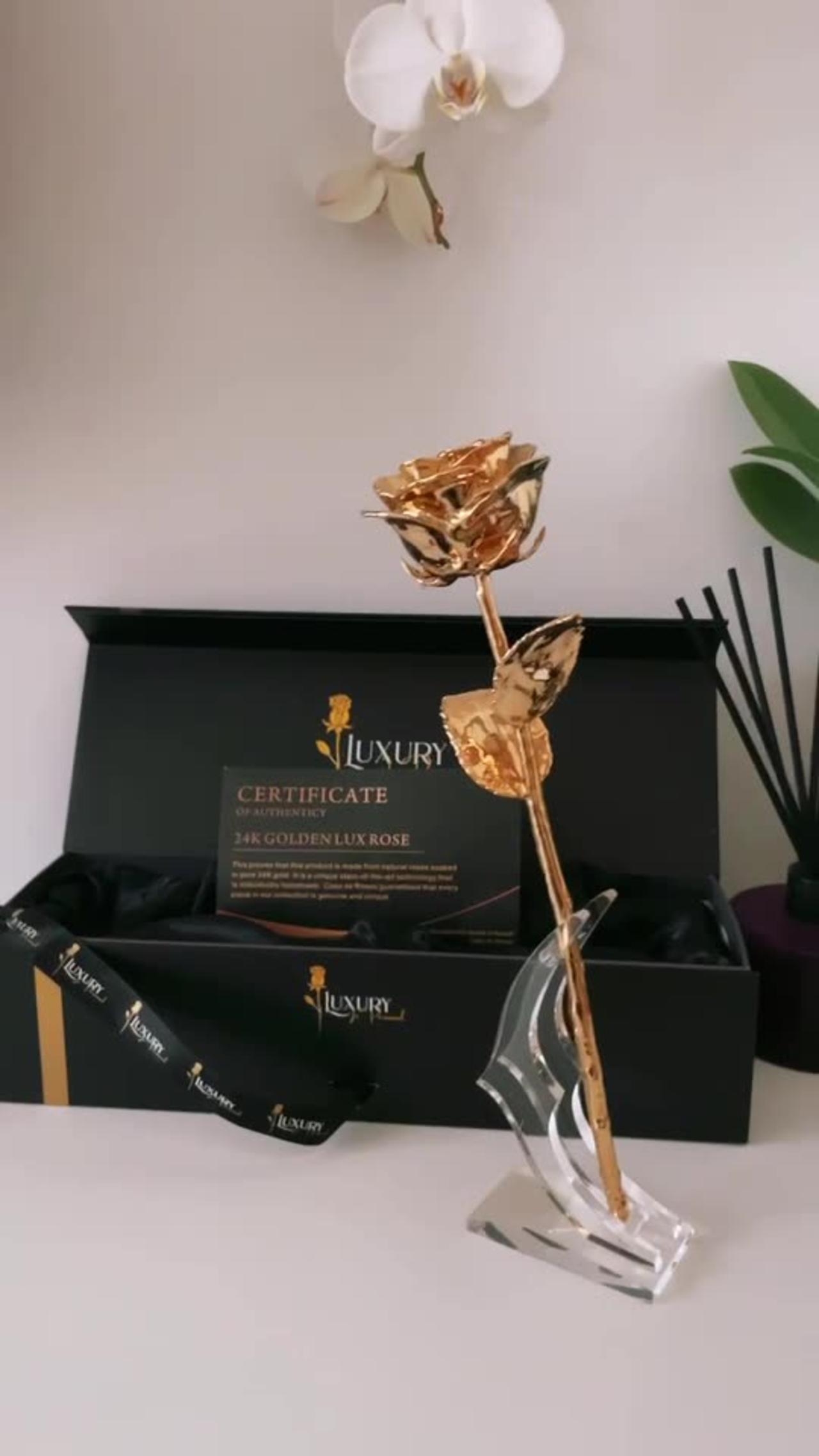 24k Gold Rose | The Ultimate Gift for your Love| Link in Description