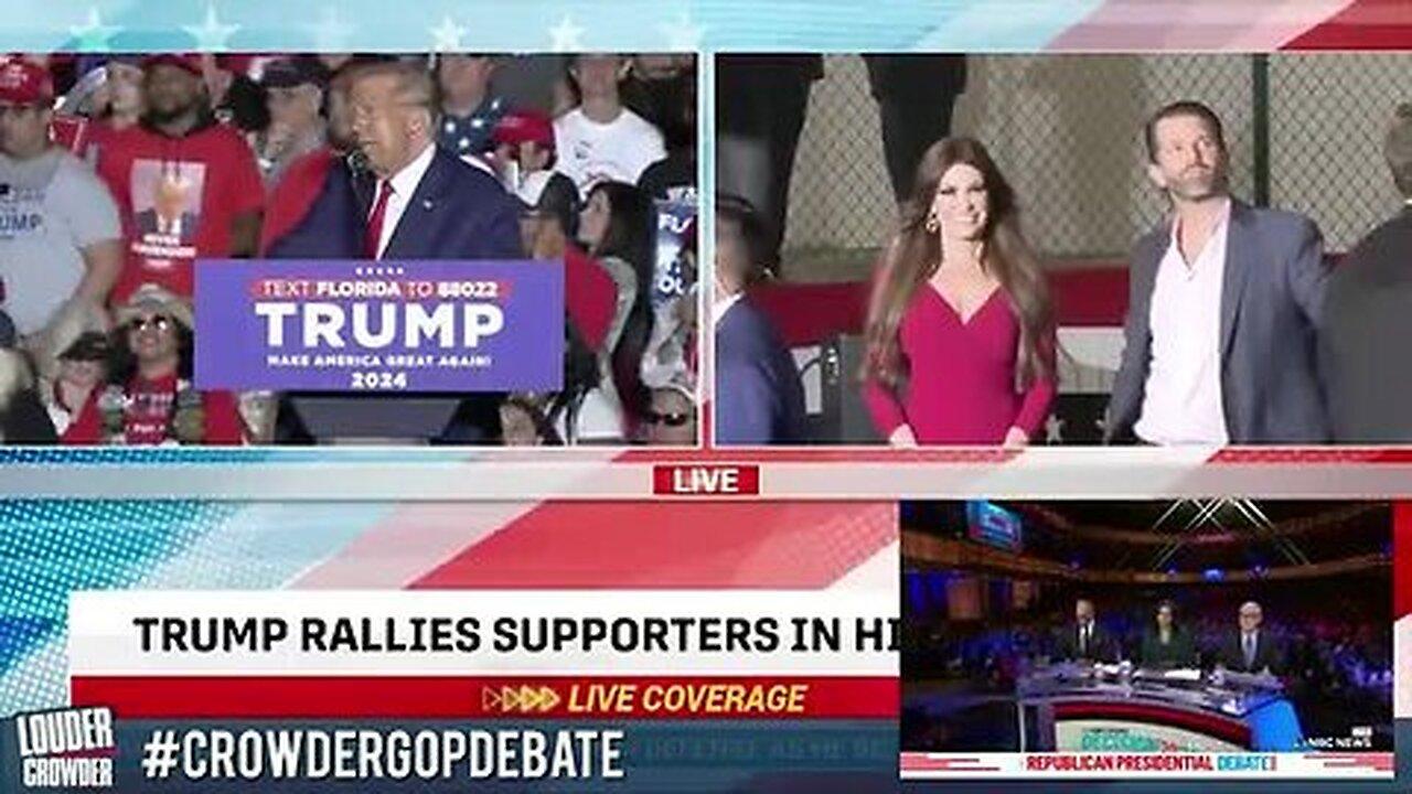 ROUND 3: Crowder's GOP Debate Livestream & Donald Trump Rally Coverage!