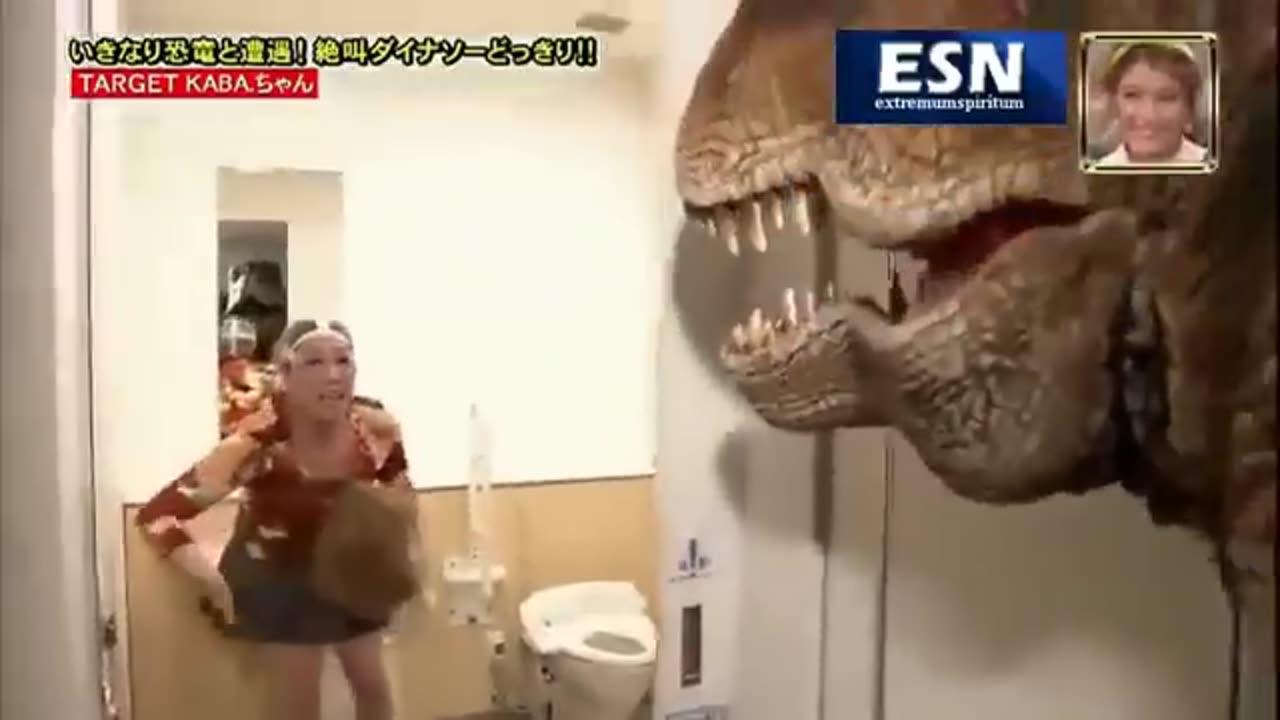 Japanese Dinosaur Prank..😂😂🤣😁👌