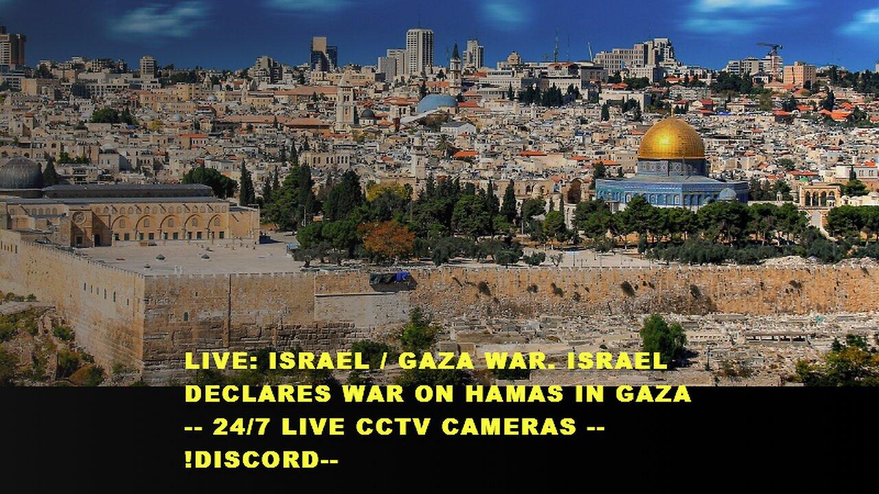 Israel / Gaza War. Israel Declares War on Hamas in Gaza --