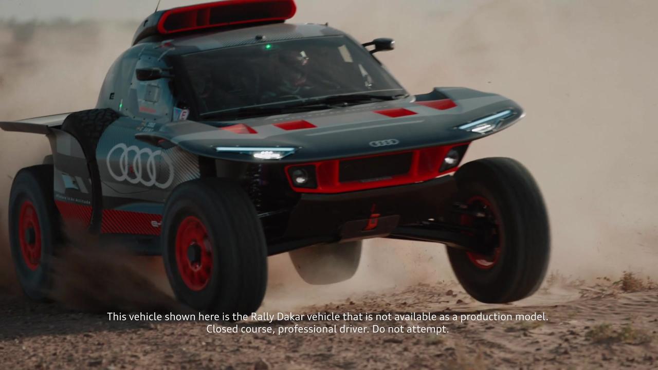 Dakar Rally 2024 - Audi RS Q e-tron testing in Morocco
