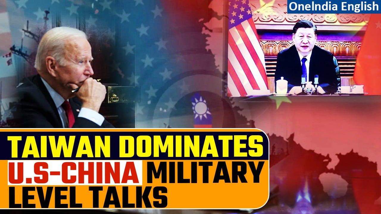 US-China’s Top Military Officials Meet After More Than a Year | Talks on Taiwan | Oneindia News