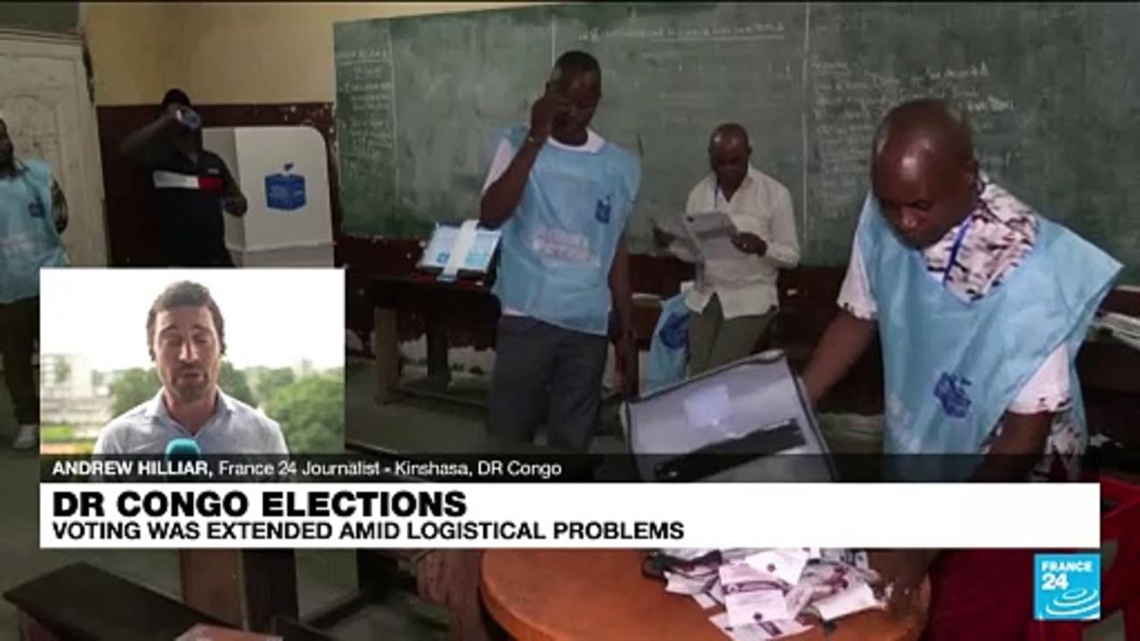 DR Congo in second day of voting after chaotic start