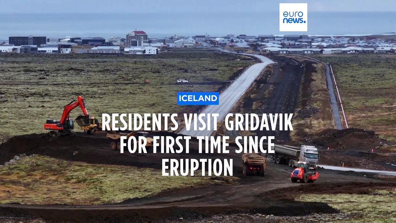Iceland village residents begin returning after volcano eruption