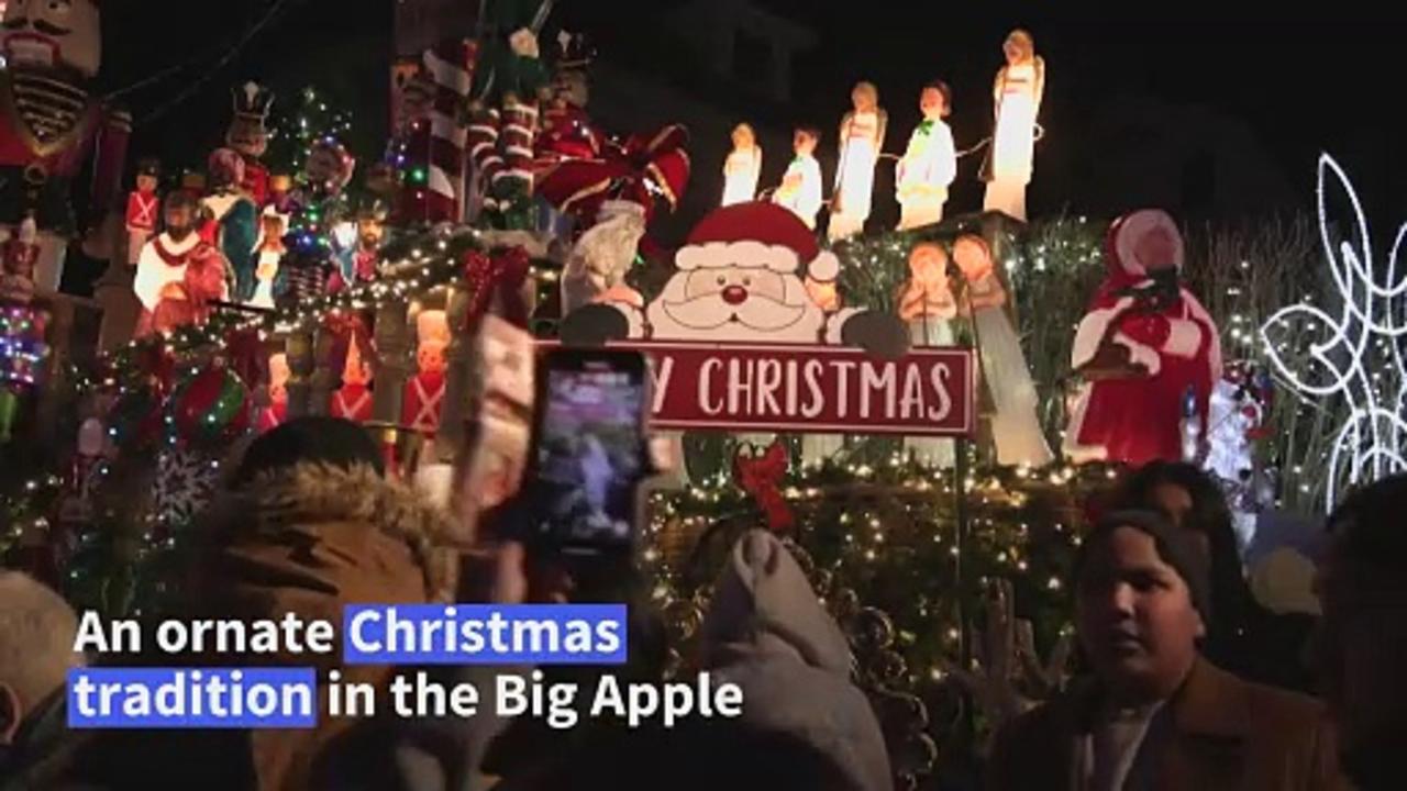 Visitors flock to see 'magnificent' Brooklyn Christmas lights