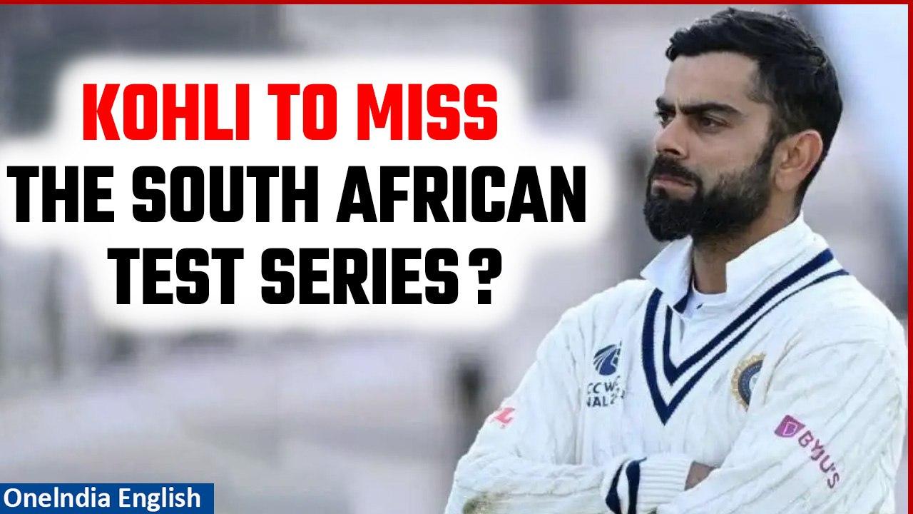 Virat Kohli Leaves South Africa Ahead of First Test Due to Personal Emergency| Oneindia News