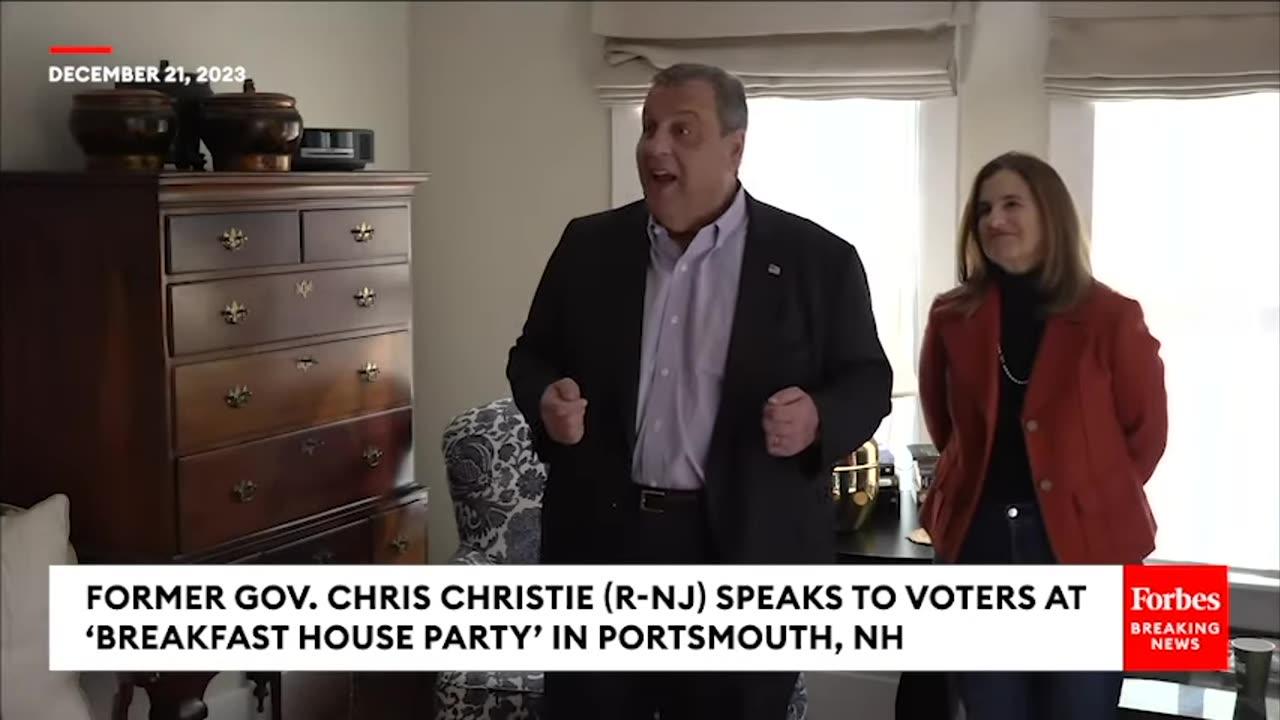 Christie Asked Point Blank- 'Would You Back Nikki Haley So That Trump Doesn't' Win New Hampshire-