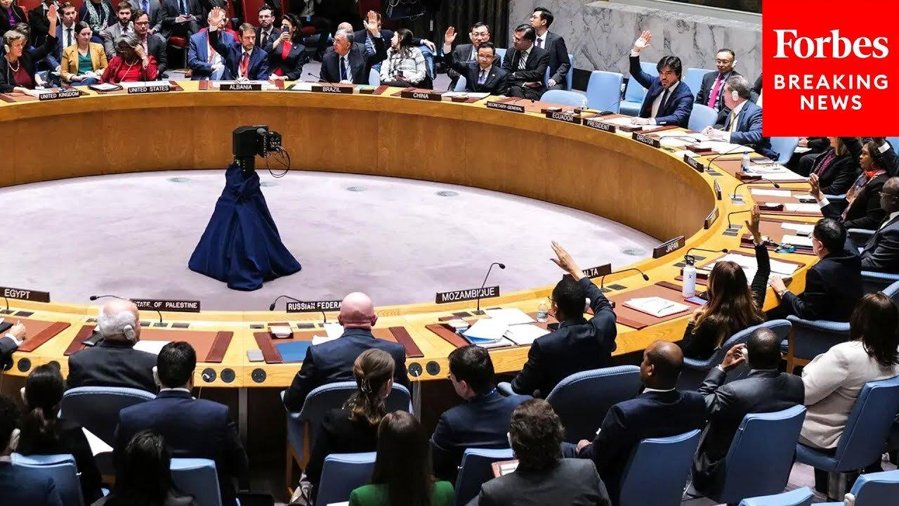 BREAKING NEWS: U.N. Security Council Passes Resolution Urging Gaza Aid—As U.S. Avoids Veto