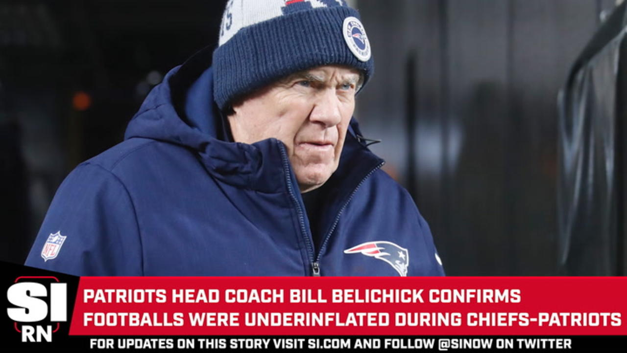 Bill Belichick Validates Claims That Footballs Were Underinflated During Chiefs-Patriots