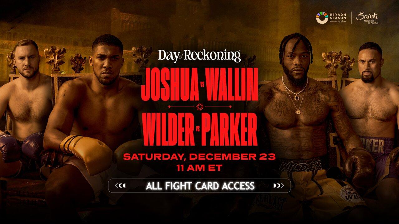 Day of Reckoning Full Match Live | Anthony Joshua vs Otto Wallin | FULL WEIGH IN & FACE OFF #boxing