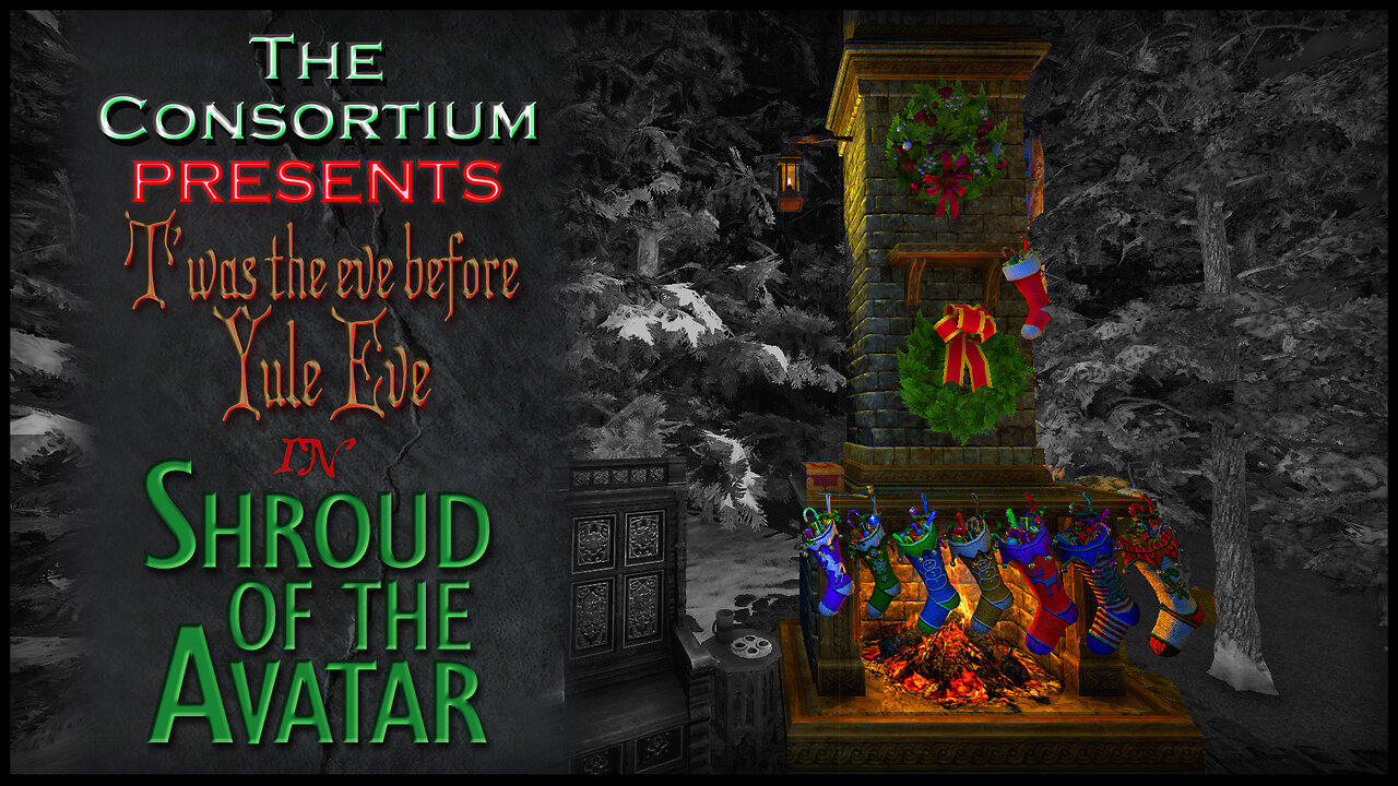 Shroud of the Avatar - It is now or never... Finishing deco for the Yule Eve Gift exchange