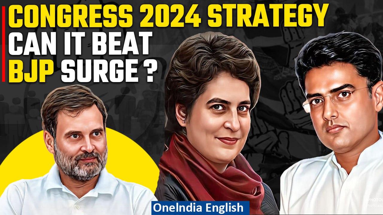 Congress Prepares for 2024: Sachin Pilot Takes Center Stage as Priyanka Steps Down | Oneindia News