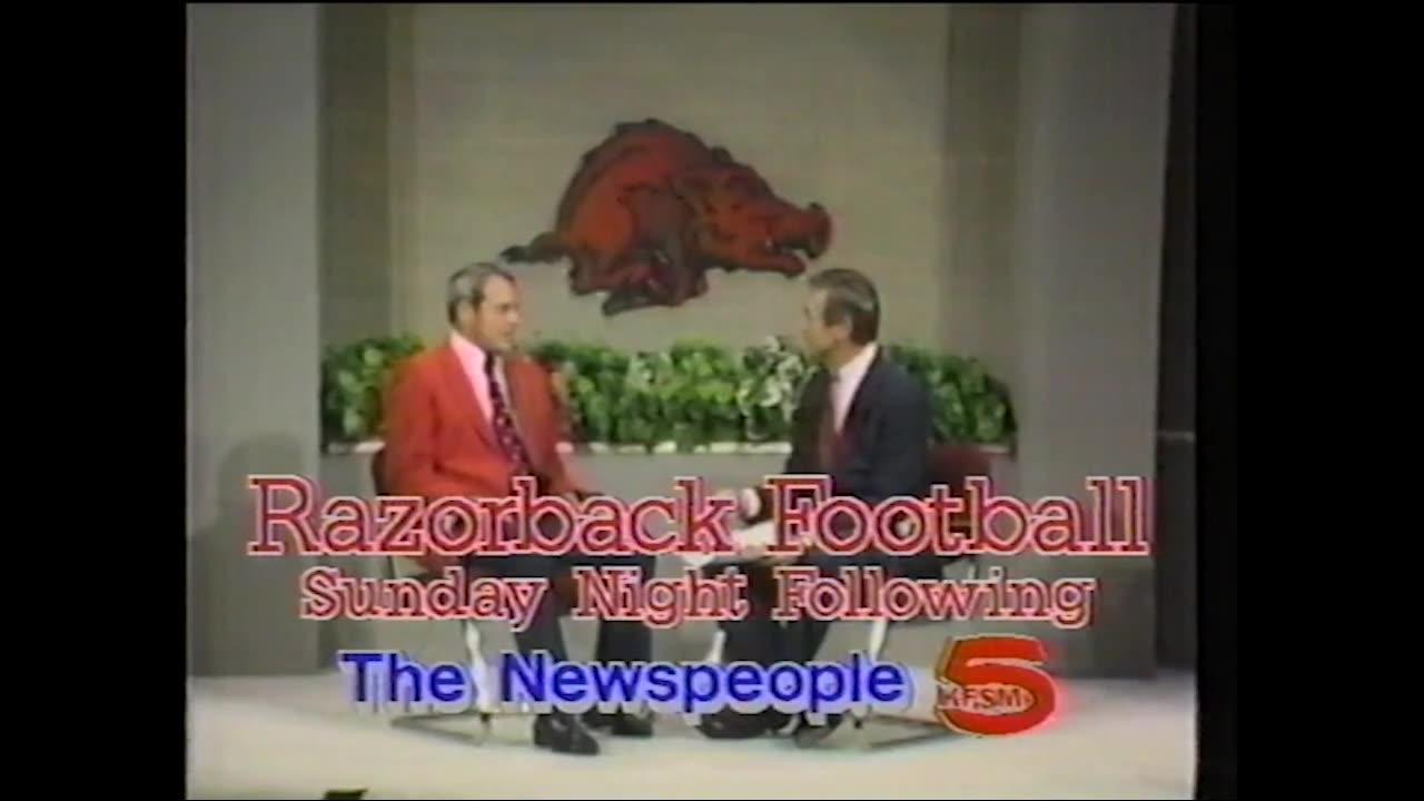 December 24, 1987 - Promo for Razorback Football Show with Coach Ken Hatfield