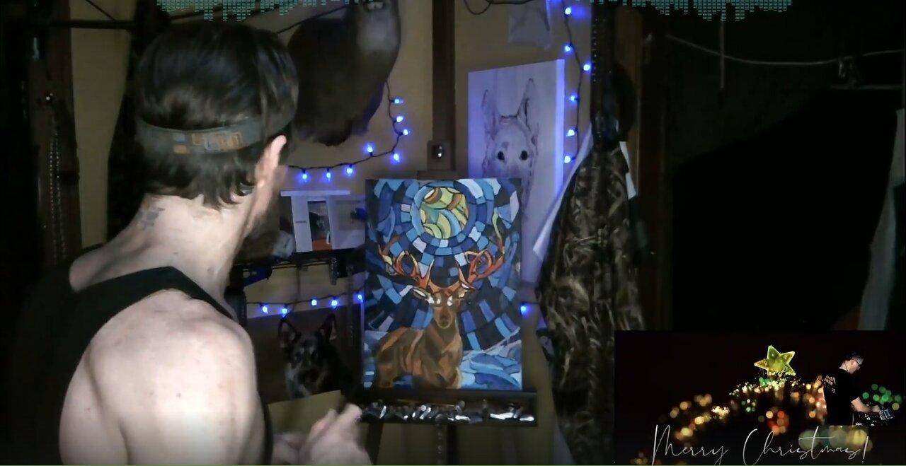 Oil Painting & Techno (House is a Healer Live!)