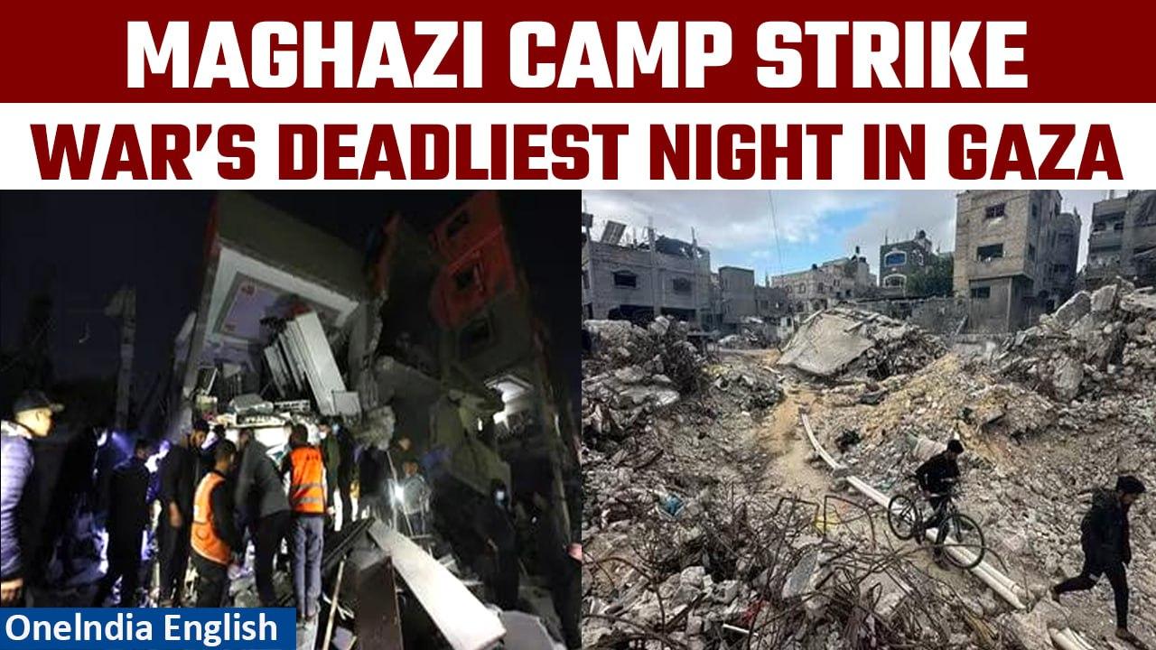 Israel-Hamas War: Israel strike Maghazi refugee camp in Gaza, casualties likely to rise | Oneindia
