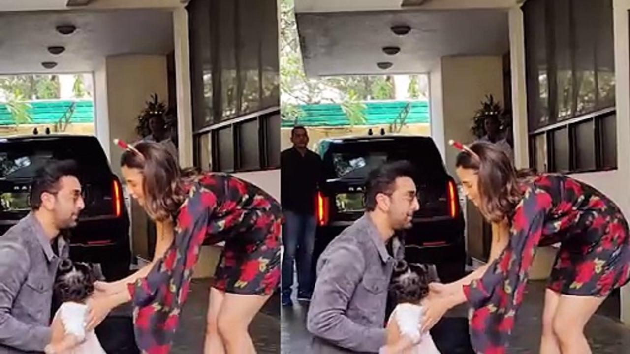 Alia-Ranbir REVEAL daughter Raha’s face for first time on Christmas and the PICS are too precious !