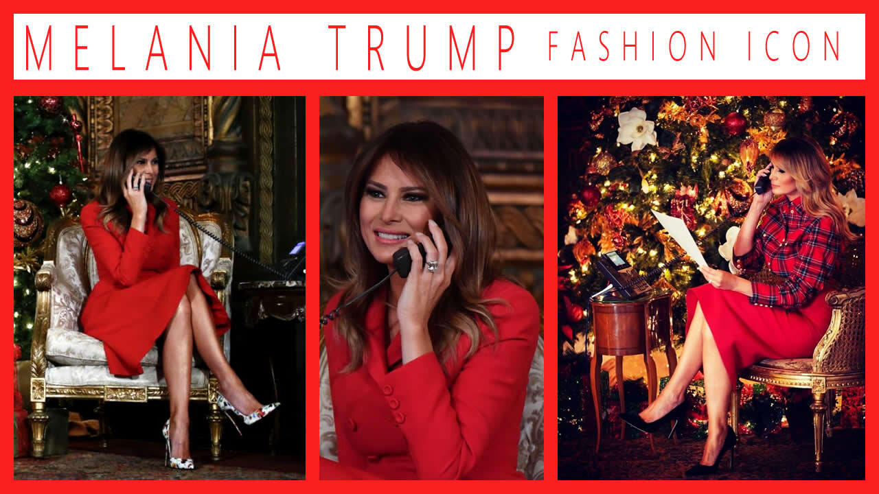 Melania Trump Fashion Icon - Christmas Eve