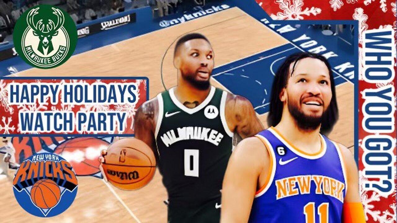 Milwaukee Bucks vs NYC Knicks | Play by Play/Live watch party Stream | NBA 2023 Christmas Day Game