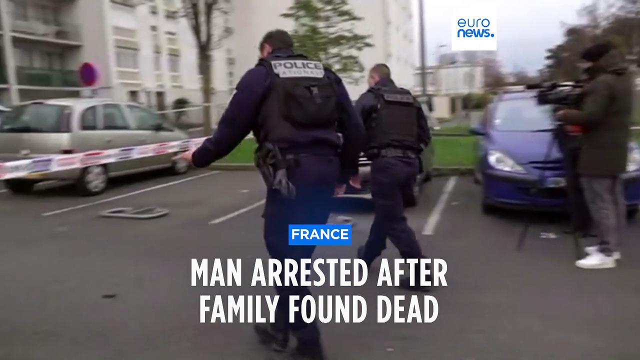 French police arrest man in connection with murders of a woman and her four children
