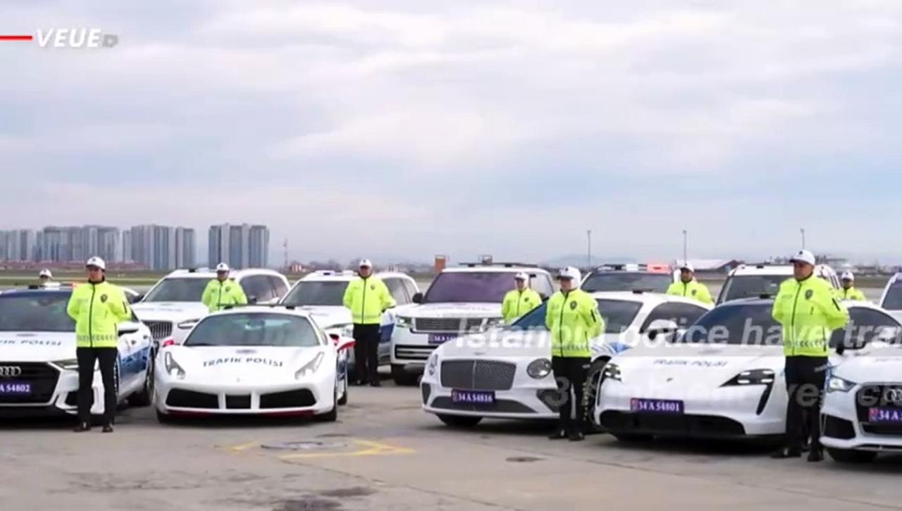 Istanbul Transform Confiscated Luxury Cars into Stylish Traffic Police Fleet
