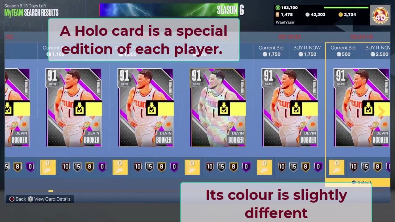 How to find Holo Cards in NBA 2k23