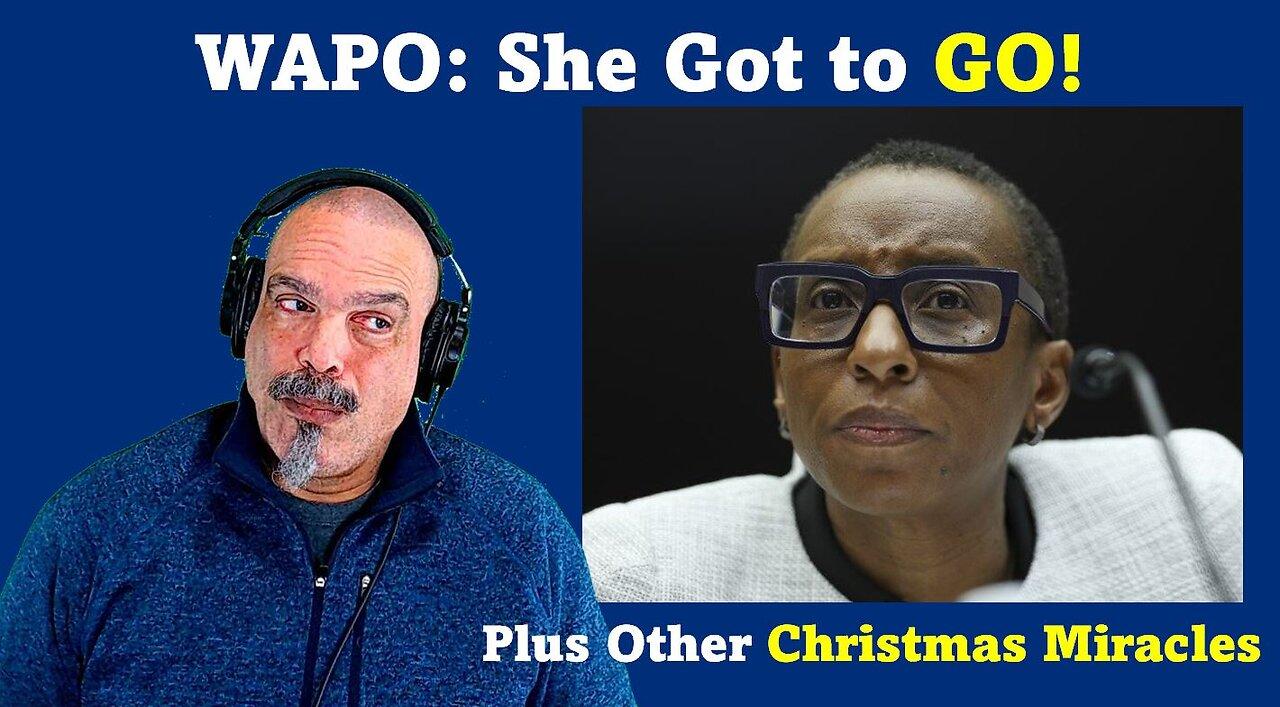 The Morning Knight LIVE! No. 1192- WAPO: She Got to GO! PLUSOther Christmas Miracles