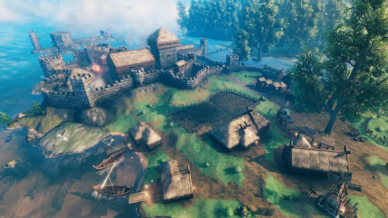 Trying Valheim