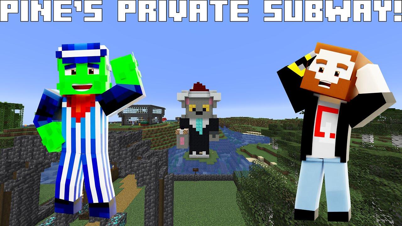 WE'RE BACK! HOW WAS CHRISTMAS?? WORKING ON PINE'S SUBWAY! - Shenanigang SMP