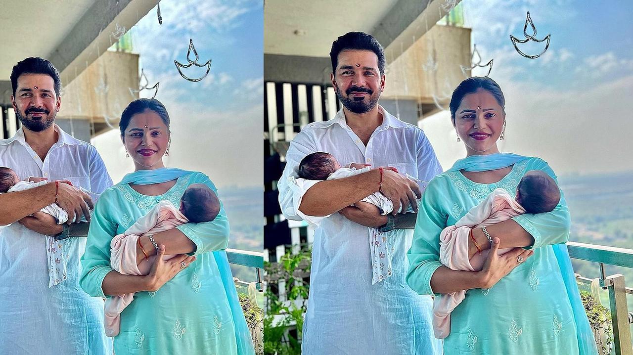 New parents Rubina and Abhinav drop first PICS with twins; reveal their names