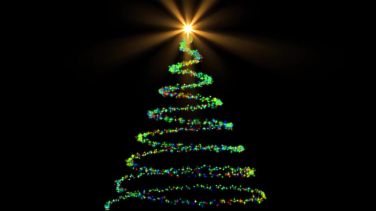 Merry Christmas - Christmas Tree Animation