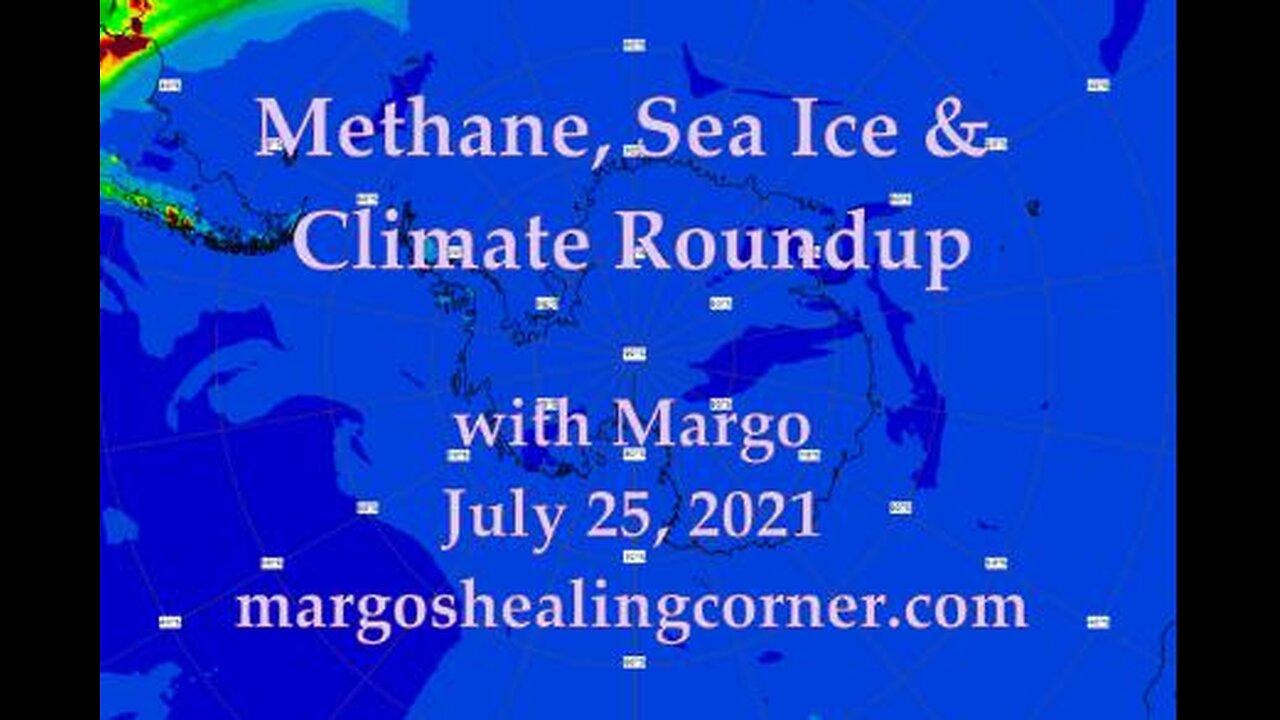 Methane, Sea Ice & Climate Roundup with Margo (July 25, 2021)
