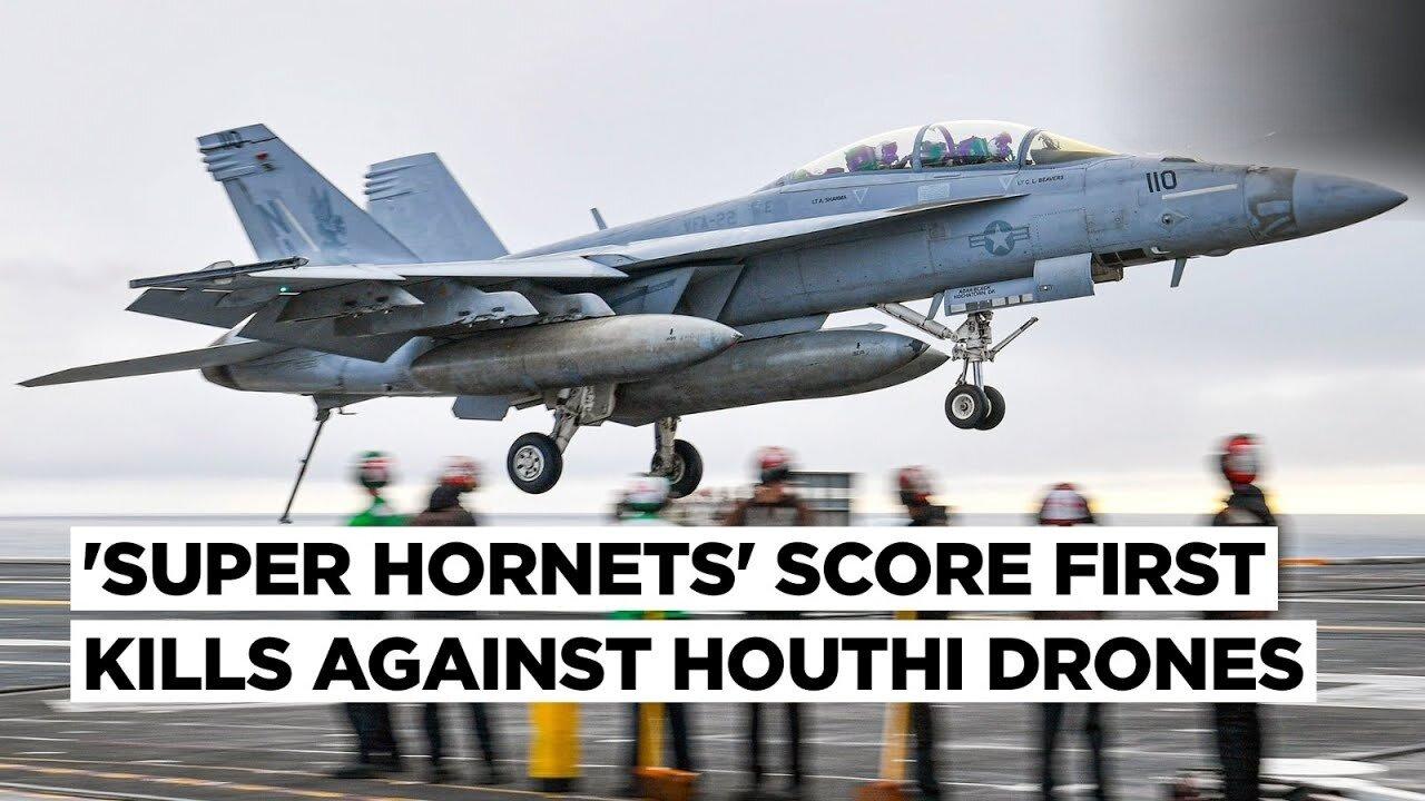 US FA-18 ‘Super Hornets’ Down 17 Houthi Drones, Missiles Over Red Sea Amid Israel-Hamas War  Gaza