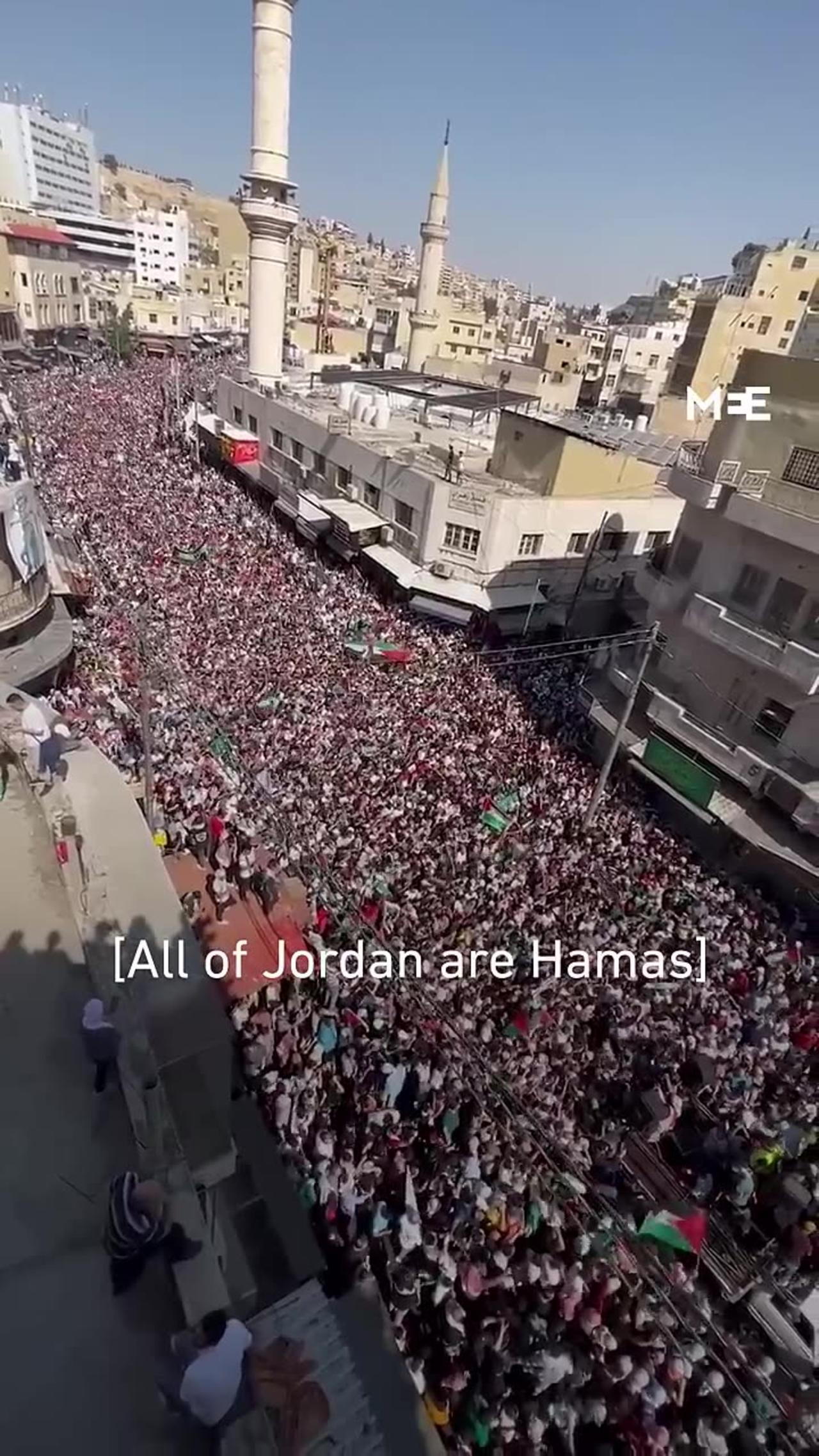 Mass Protests For Palestine Erupt In Amman One News Page Video 9984