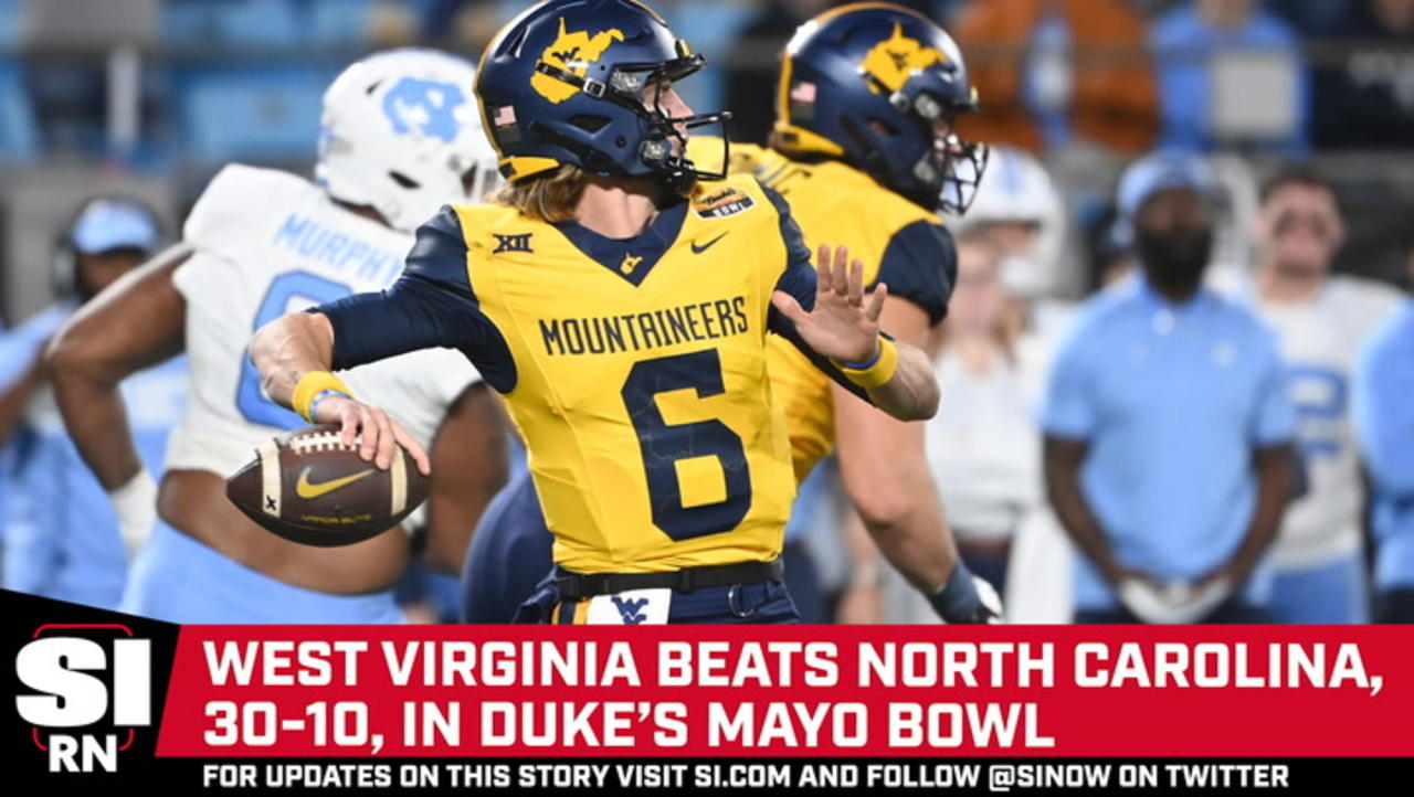 West Virginia Defeats North Carolina 30–10 in Duke’s Mayo Bowl