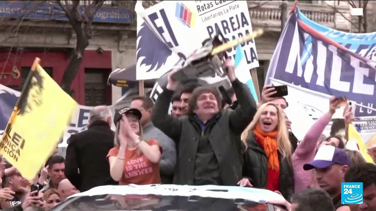 Thousands in Argentina protest against Milei's - One News Page VIDEO