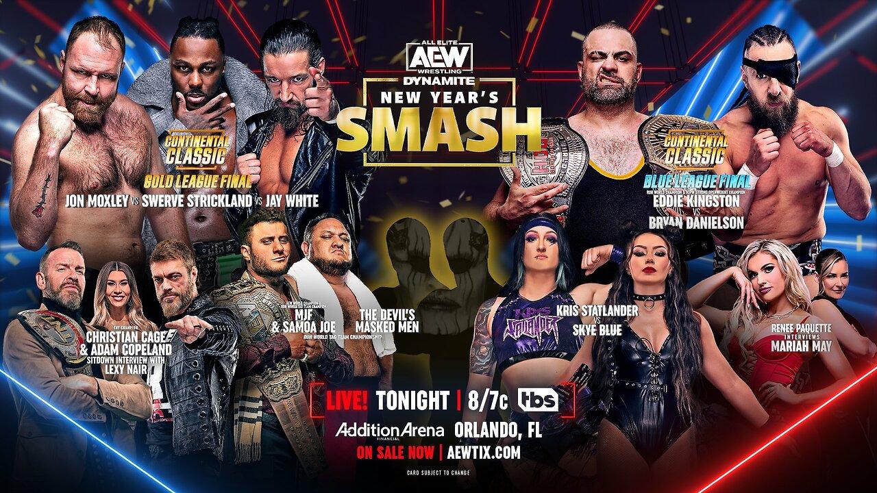 AEW Dynamite New Years Smash Dec 27th Live Watch Party/Review (with Guests)