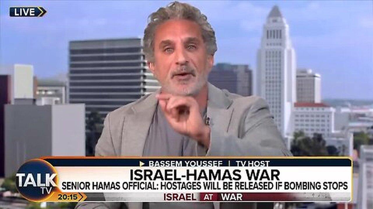 IsraelHamas War_ Piers vs Bassem Youssef One News Page VIDEO