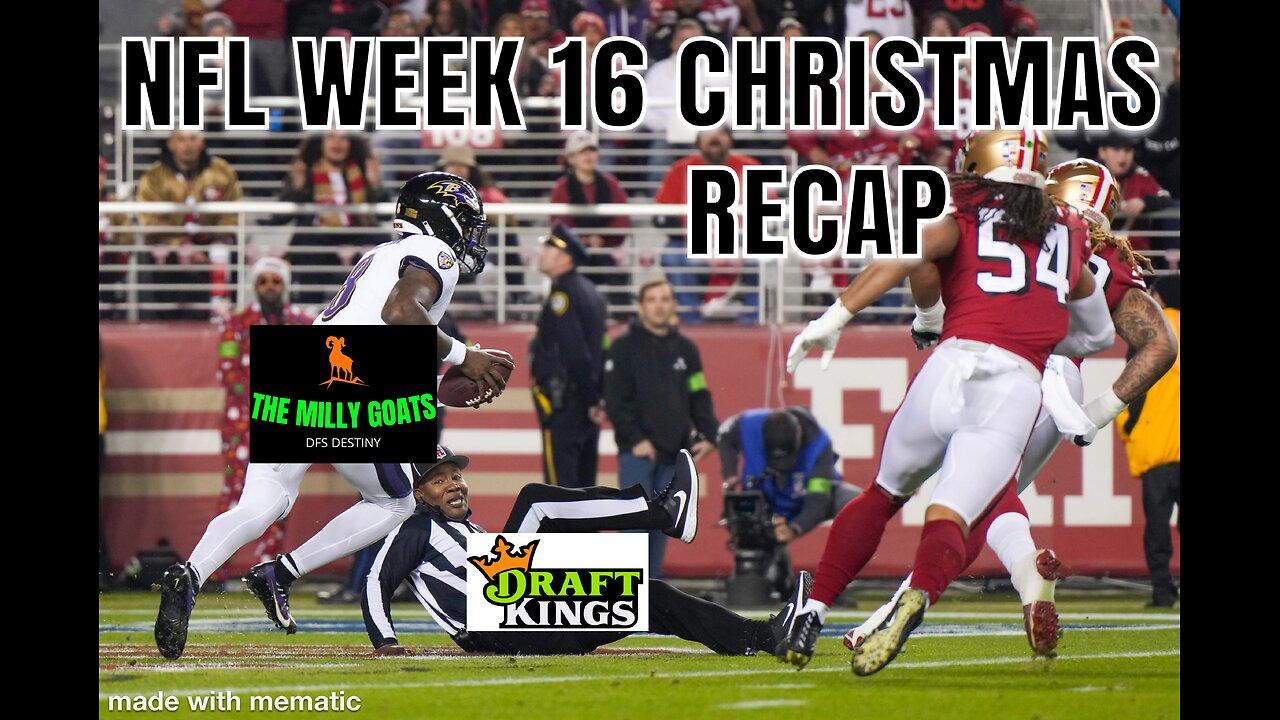 NFL Week 16 Recap, 49ers Bamboozled, Bills Hang on, Cowboys Frauds?! - DFS Destiny