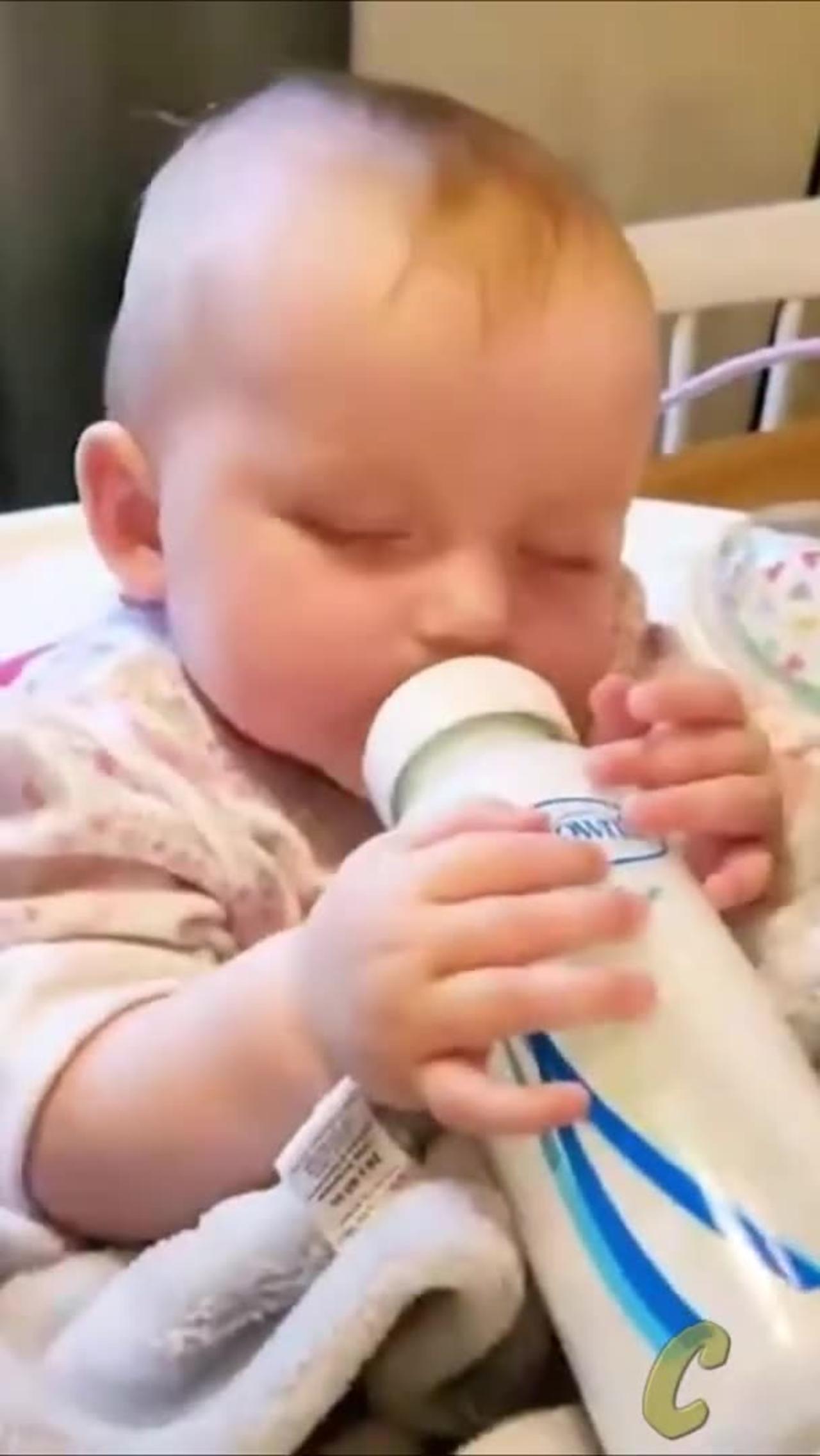 Cute Babies- sleep or Milk? | Funny Baby falling asleep videos | BabyZone..👶😍👌🏅