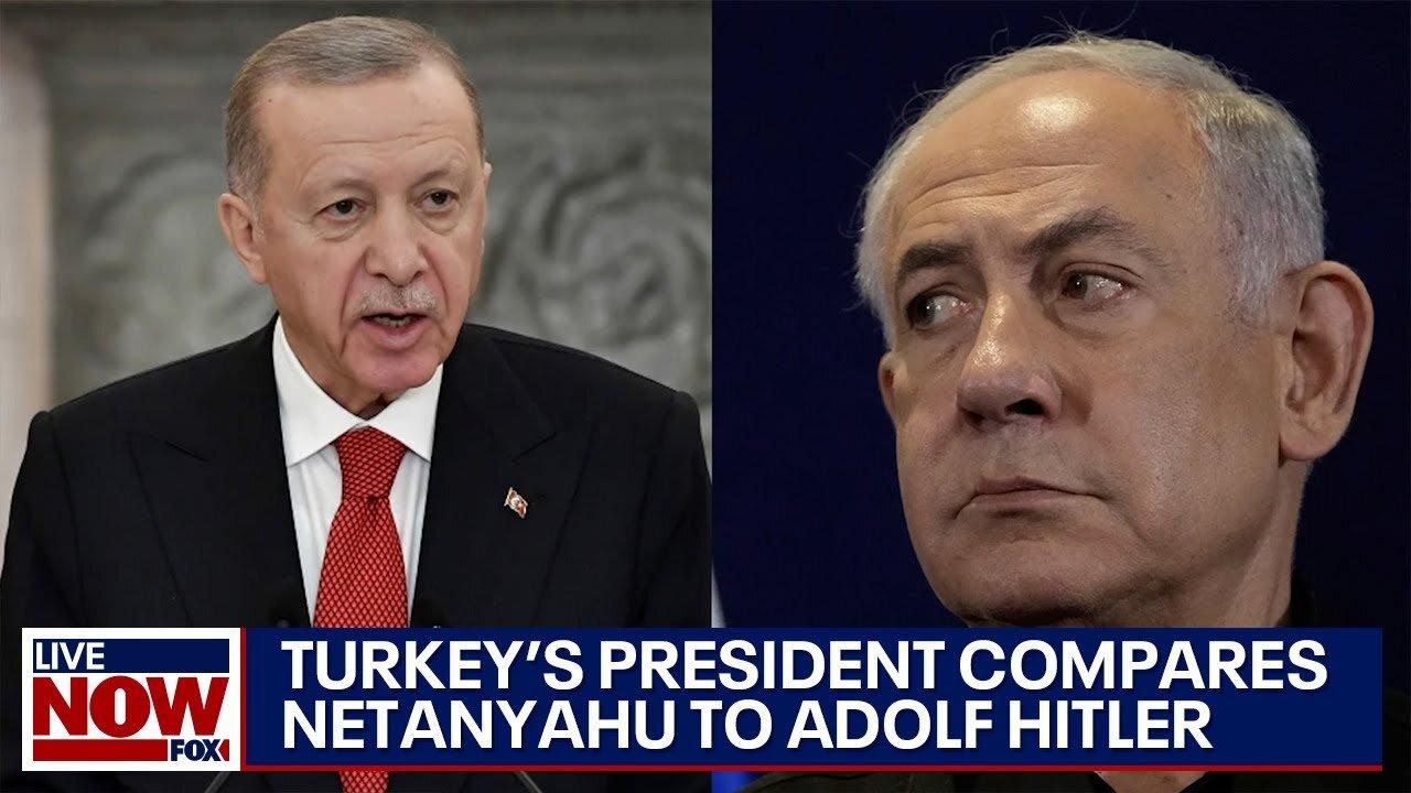 Netanyahu compared to Hitler by Turkey, Israel expands Gaza ground invasion | LiveNOW from FOX