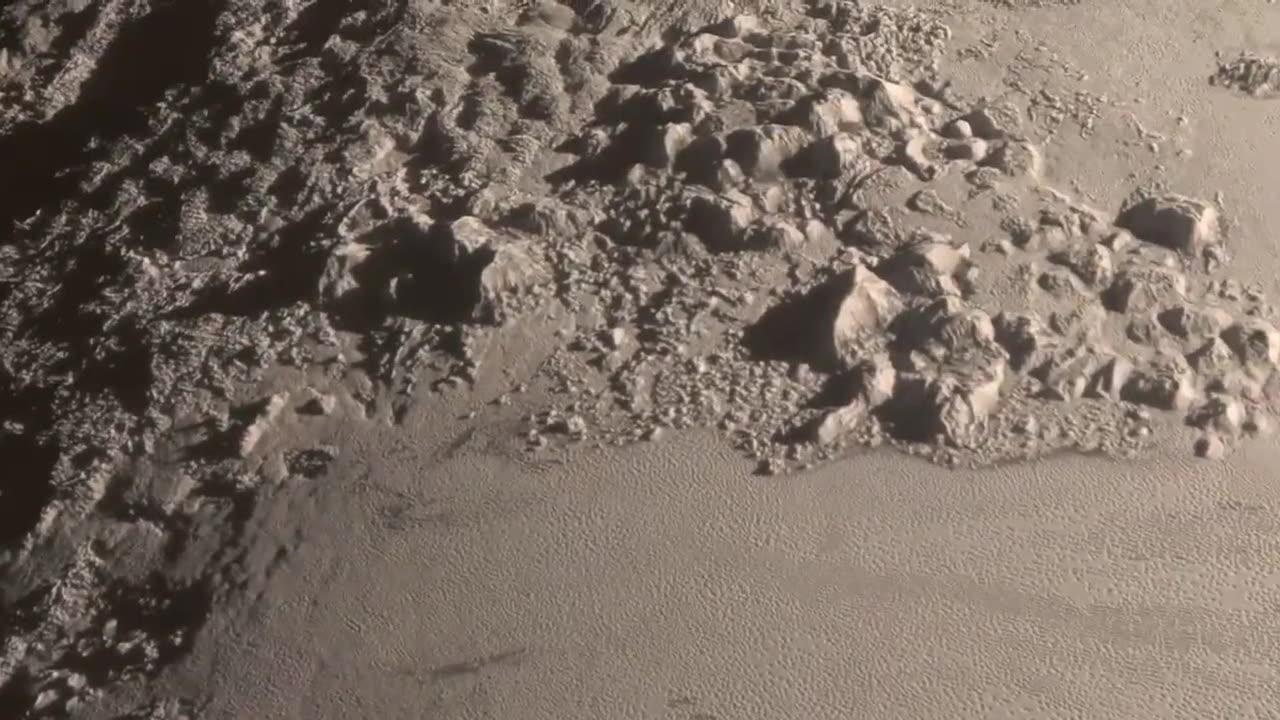 🚨WATCH: NASA's New Horizons spacecraft flying over mountains on Pluto