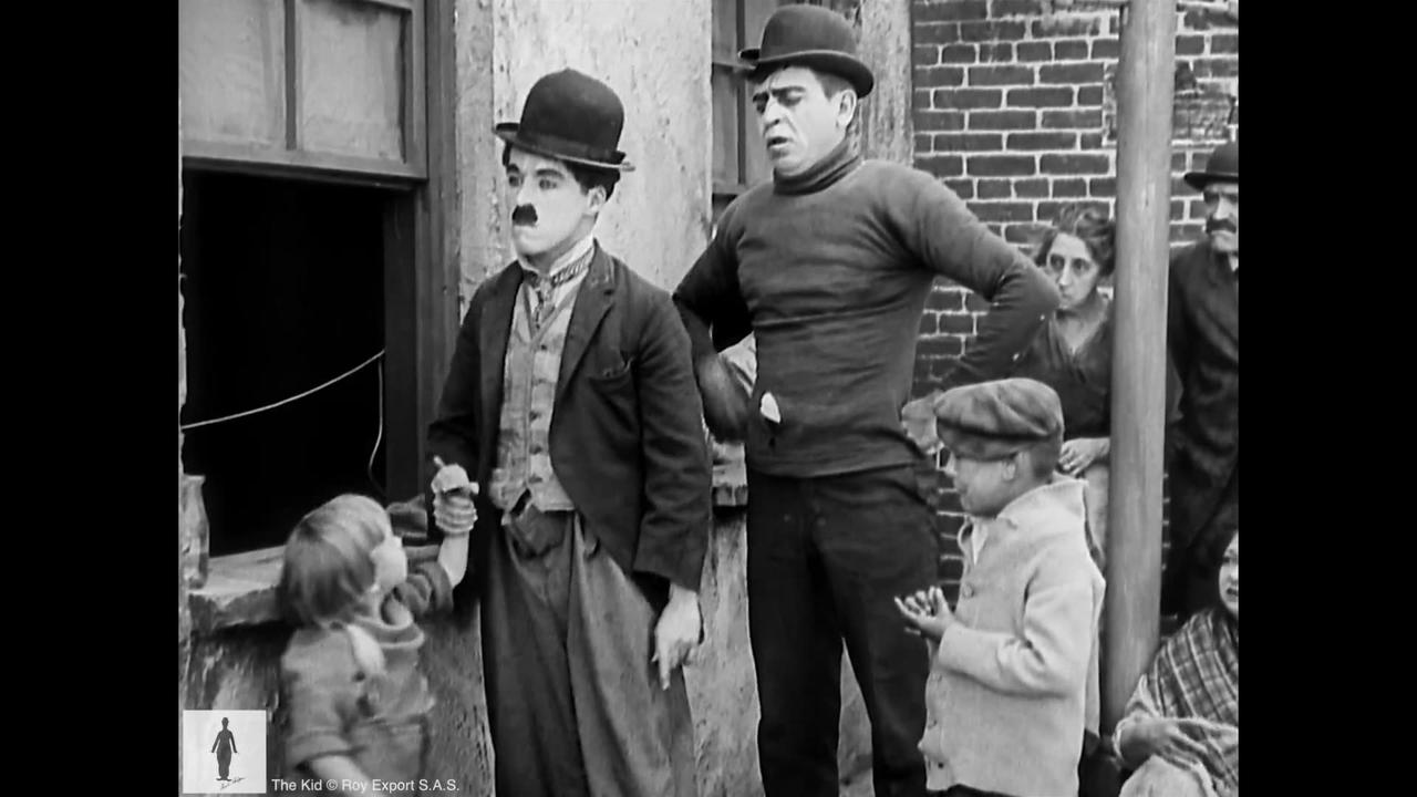 Charlie Chaplin fight scene