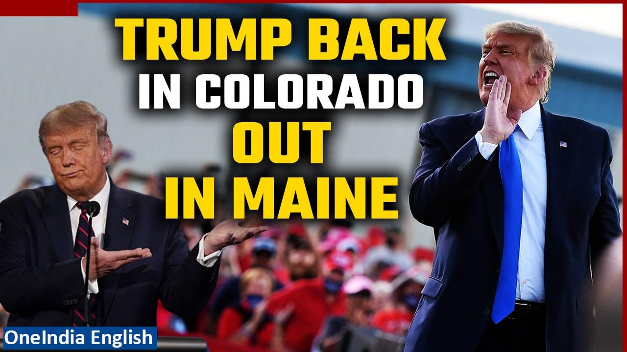 Colorado Secretary of State Reinstates Trump on Primary Ballot, Maine Still Enforces Ban | Oneindia