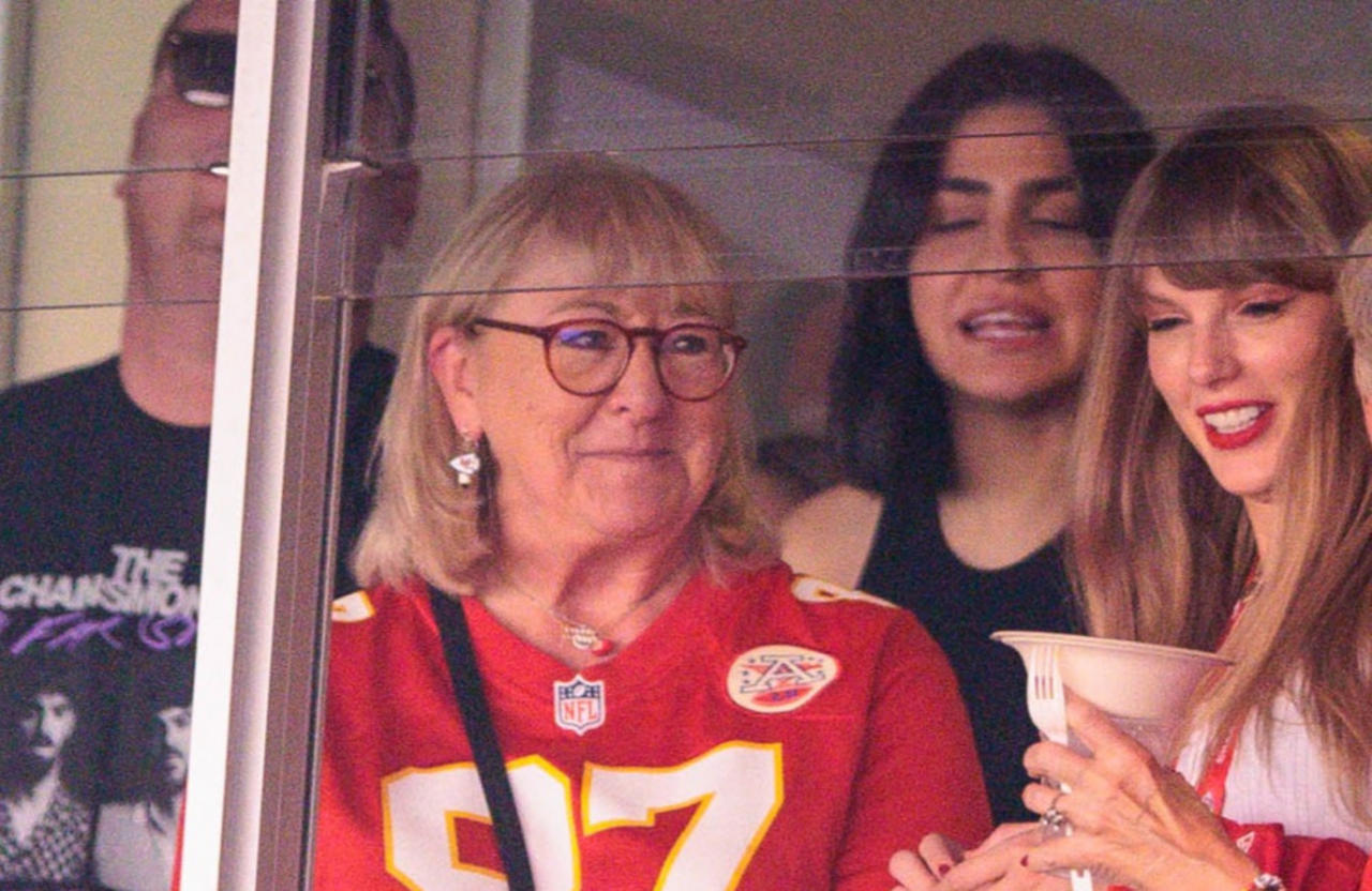 Travis Kelce is 'very animated' around his nieces, according to his mom Donna