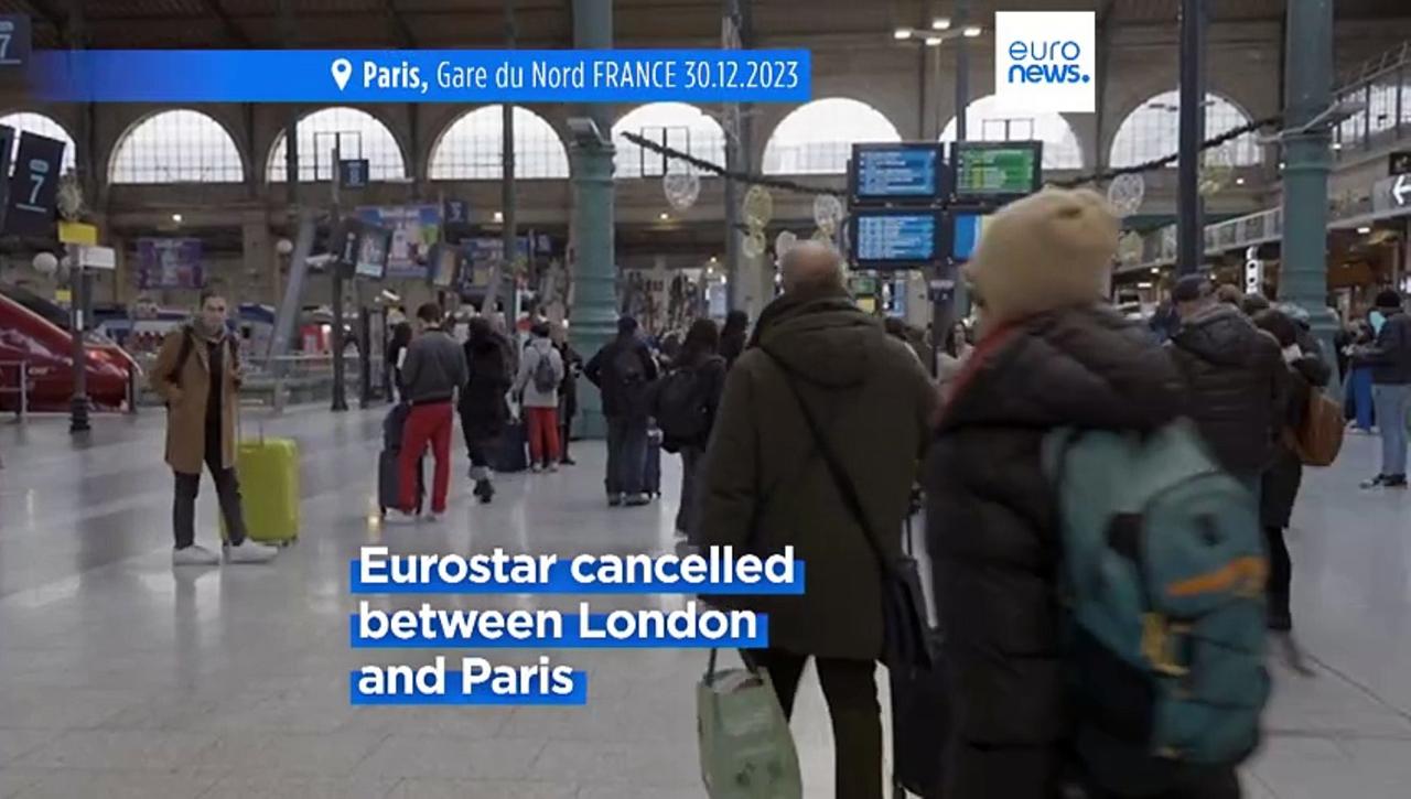 Europe travel chaos as Eurostar services cancelled amid flooding