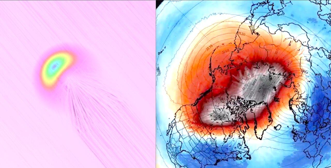 SOMETHING IN EARTH'S UPPER ATMOSPHERE DISRUPTING POLAR VORTEX? * EXTRATERRESTRIAL WEATHER CONTROL?*