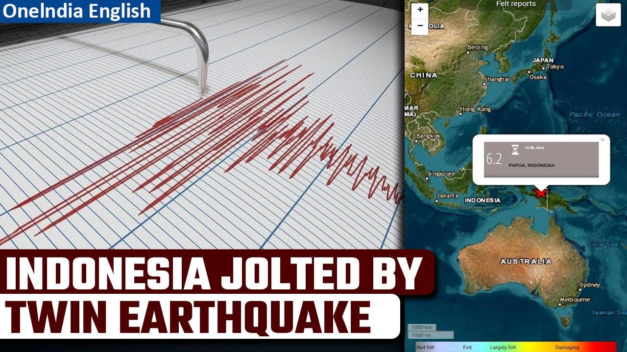 Indonesia Struck by Two Powerful Earthquakes, No Casualties Reported Amid Intensity| Oneindia News