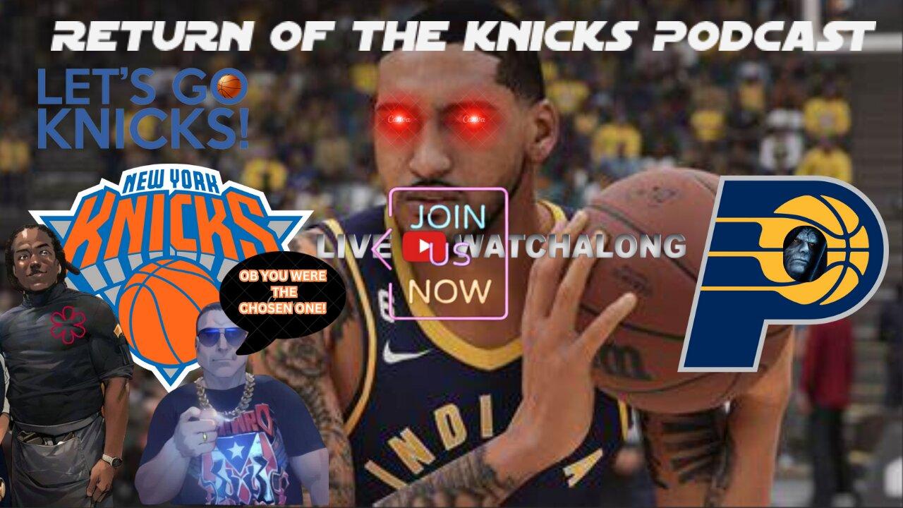 KNICKS VS INDIANA PACERS LIVE REACTION PLAY BY PLAY INTERACTED CHAT WATCH ALONG (NO FOOTAGE SHOWN)