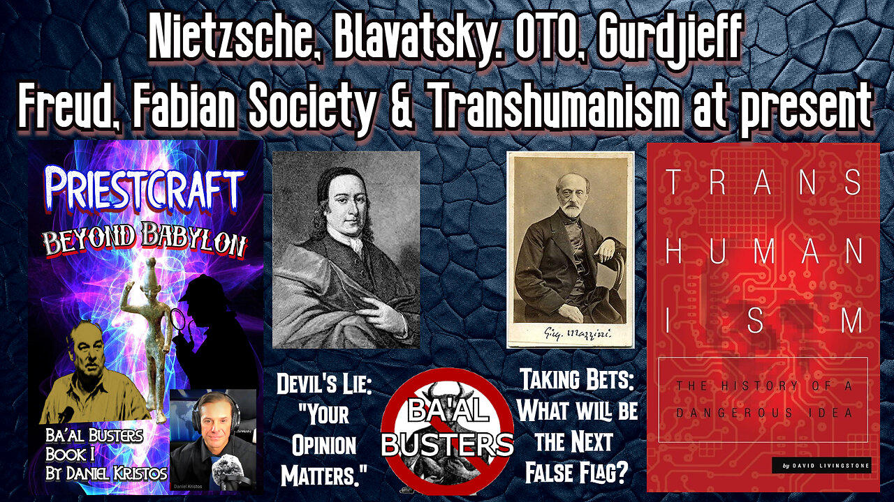 Nietzsche, Blavatsky, Freud, OTO, Frankism, and Transhumanism at Present (Peter Theil, Elon Muskrat)