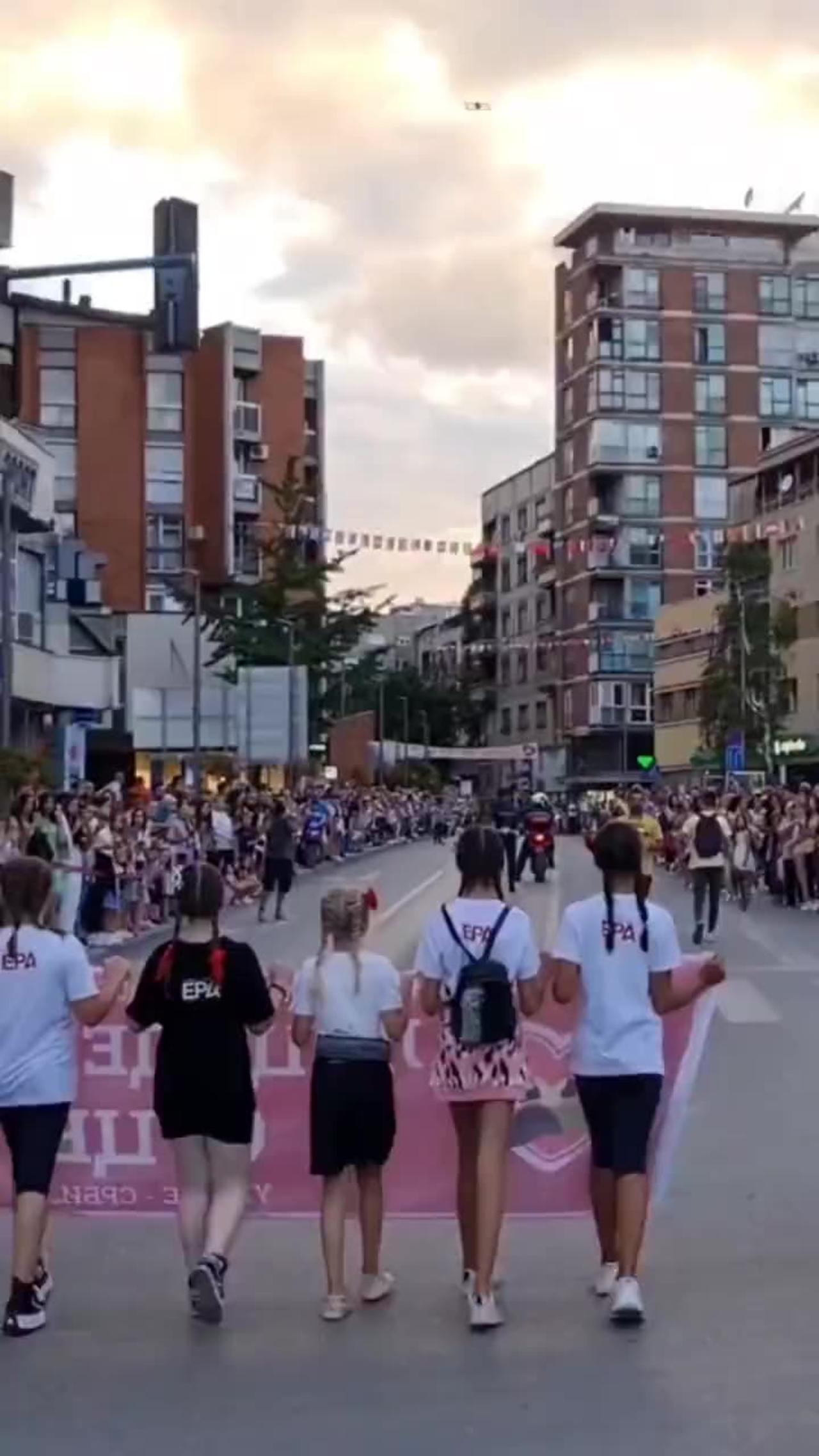 Family Pride parade in Serbia. This is what the world needs more of.
